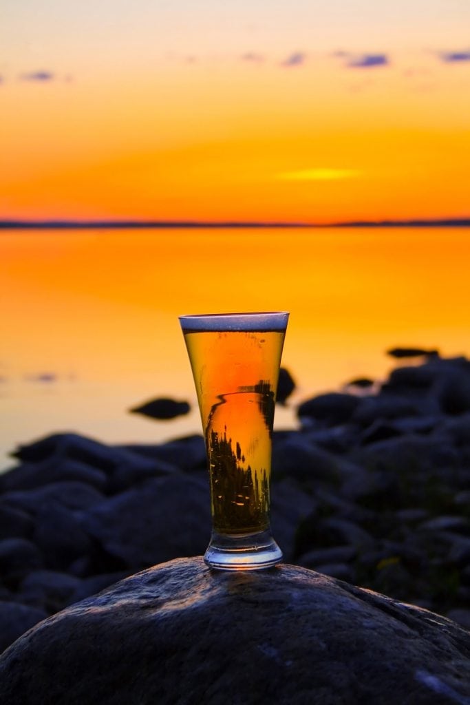 The midnight sun